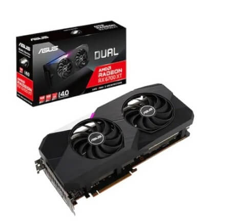 ASUS DUAL 라데온 RX 6700xt D6 12GB